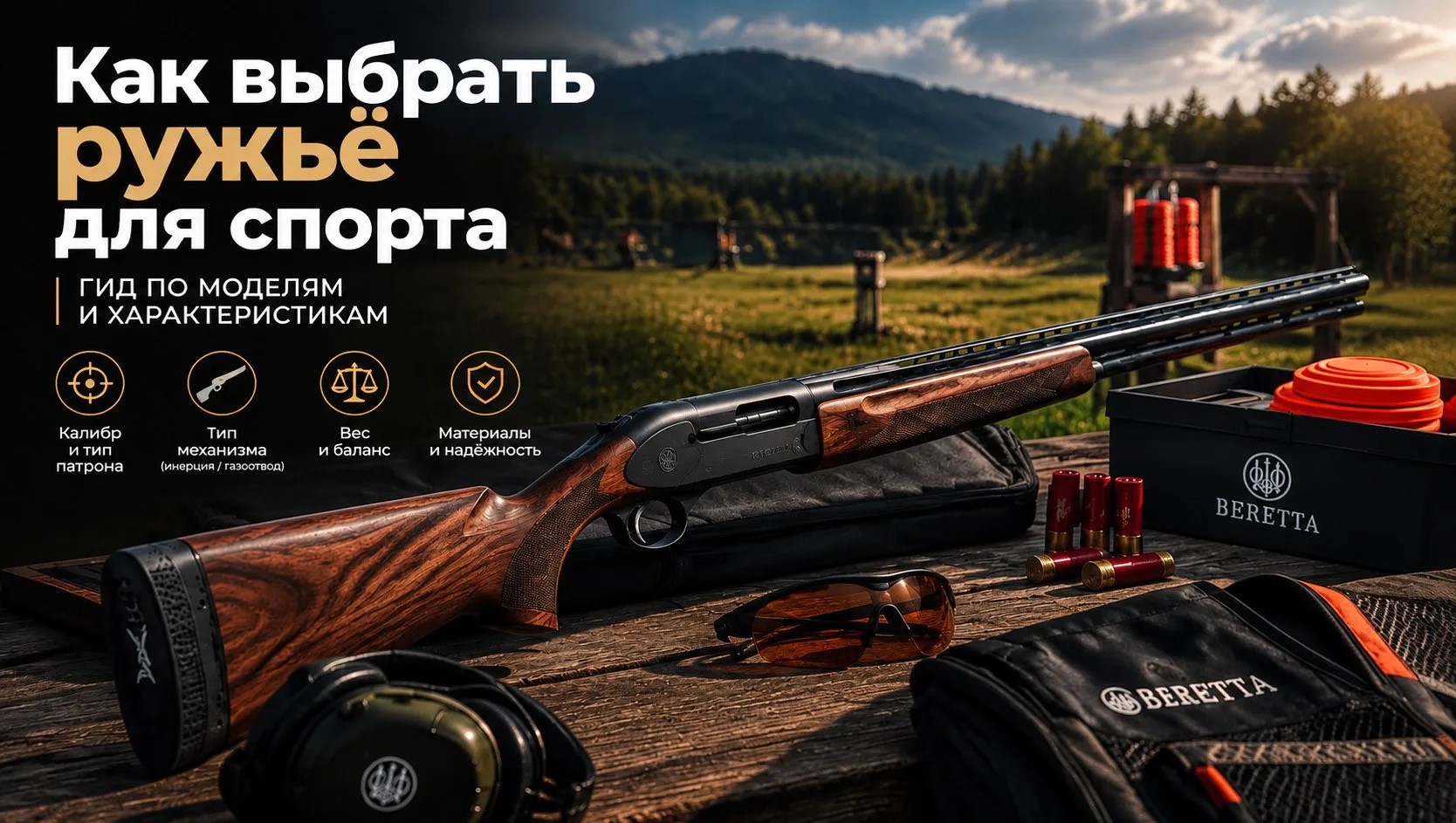 «Выбор ружья для спортинга: разбираем модели и ключевые параметры»