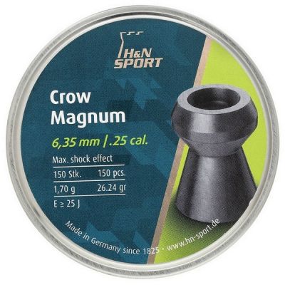 Пульки H&N Crow Magnum 6.35мм 1,70г (150шт)