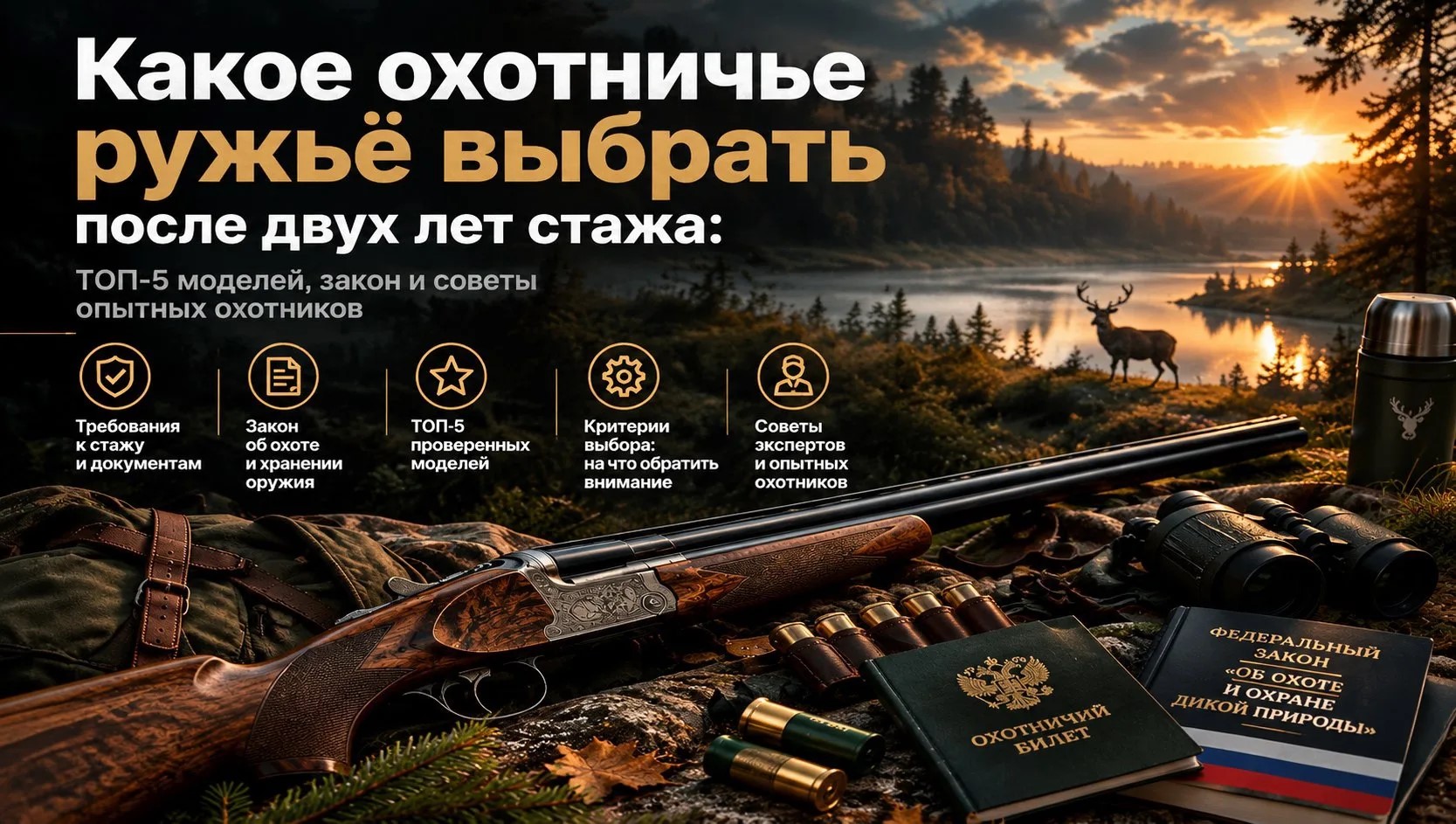 Подбираем ружьё после 2 лет владения: топ моделей и законодательные правила. Подбираем ружьё после 2 лет владения: топ моделей и законодательные правила.
