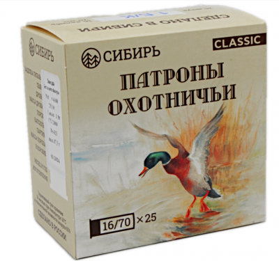 Патрон к.16/0 Сибирь 28гр