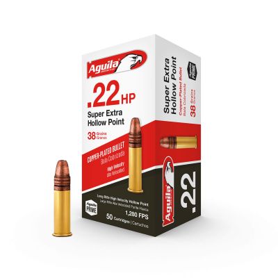 Патрон 22 LR SUPER EXTRA HV пуля HP 38gr AGUILA